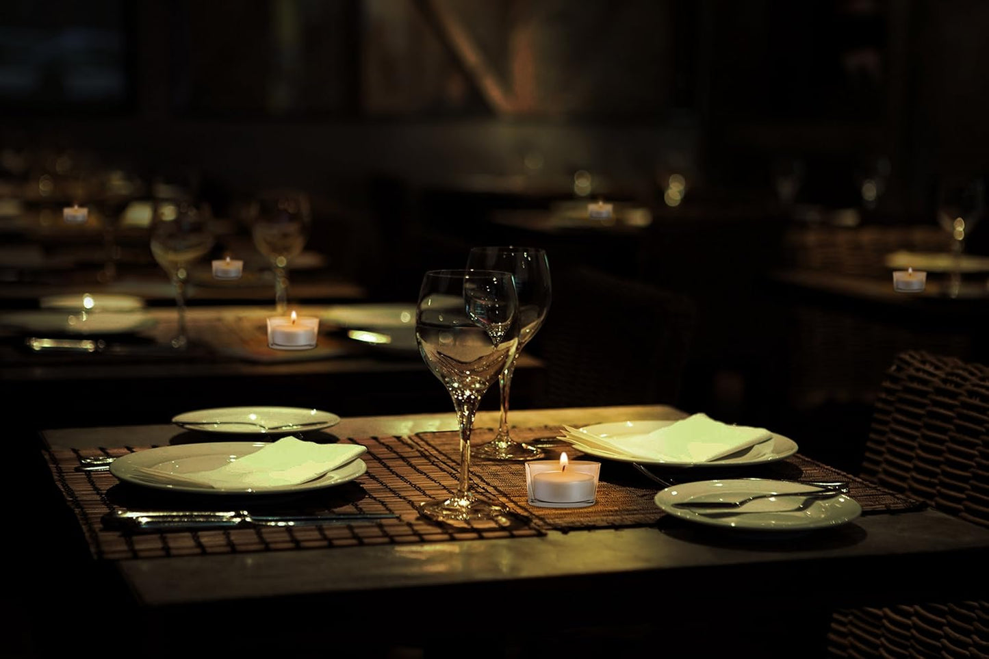 Tea Lights Candles - 50 Bulk Candles Pack - Natural Palm Oil Tea Light - European Quality White Unscented Tealight Candles - 4 Hour Burn Time